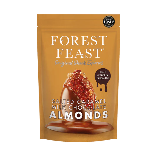 Soolakaramelliga Mandlid Piimašokolaadis 120g