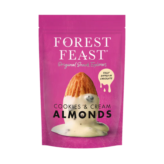 Küpsise ja Valge Šokolaadiga Mandlid 120g