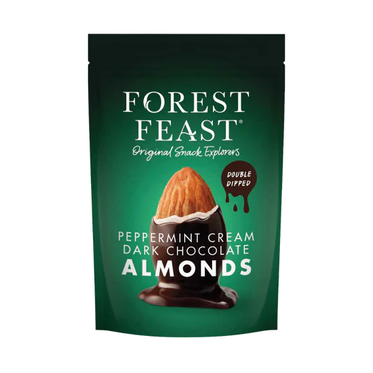 Piparmündikreemiga Mandlid Tumedas Šokolaadis 120g