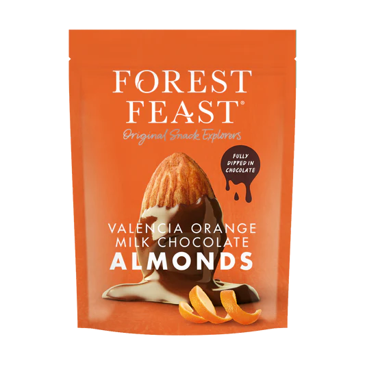 Valencia Apelsini Piimašokolaadiga Mandlid